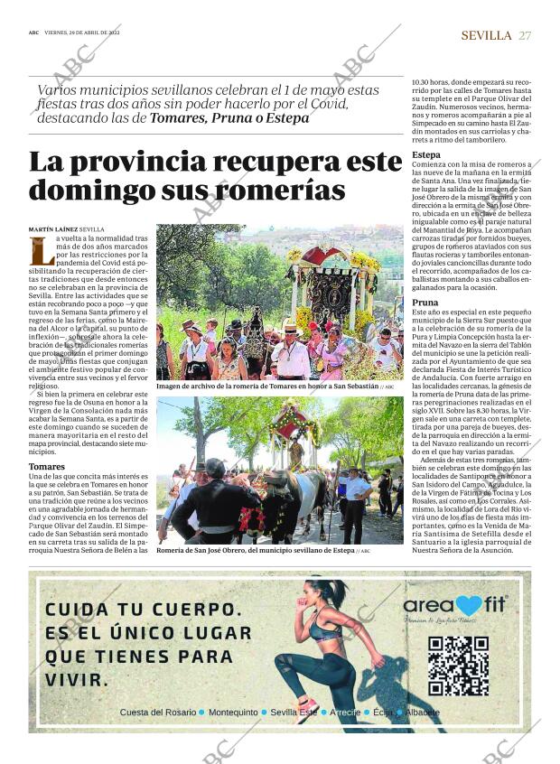 ABC SEVILLA 29-04-2022 página 27
