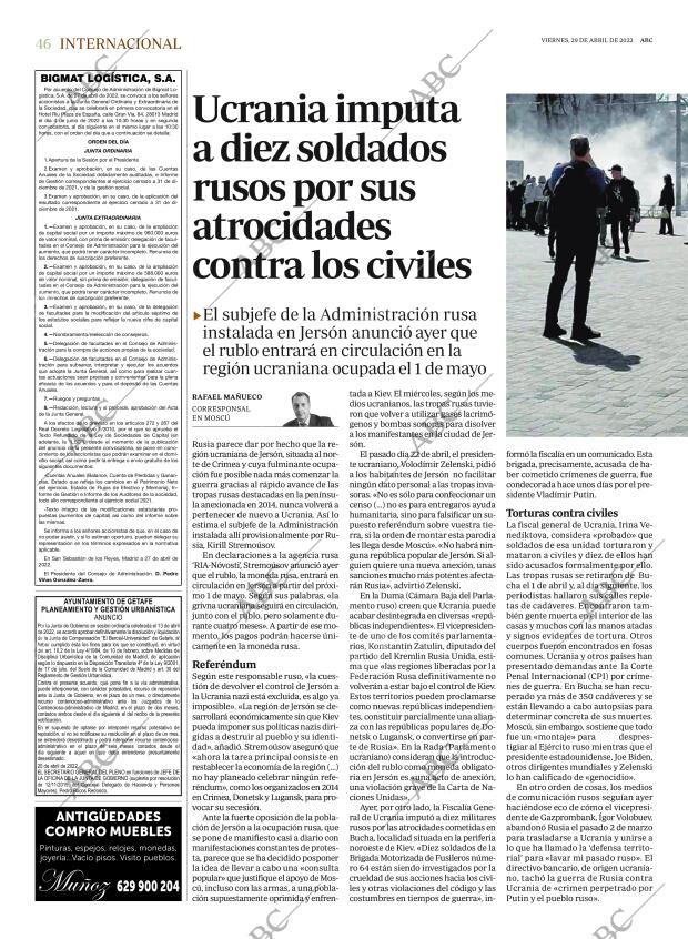 ABC SEVILLA 29-04-2022 página 46