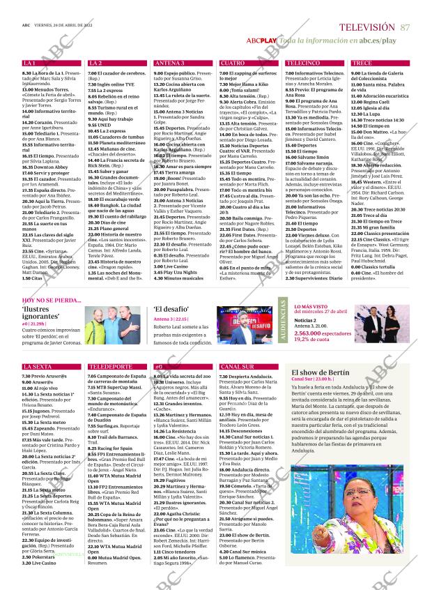 ABC SEVILLA 29-04-2022 página 87