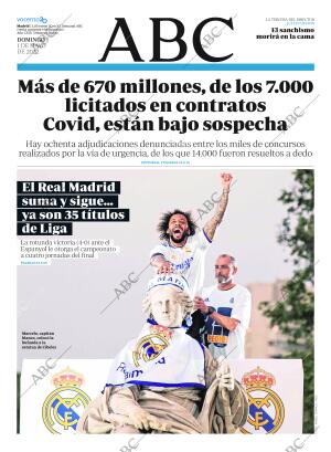 ABC MADRID 01-05-2022 página 1