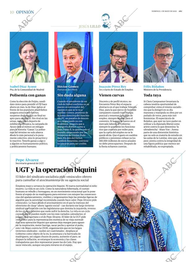 ABC MADRID 01-05-2022 página 10