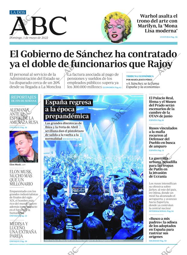 ABC MADRID 01-05-2022 página 2