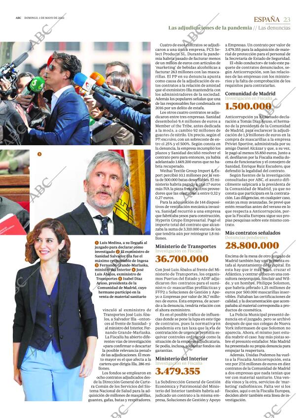 ABC MADRID 01-05-2022 página 23