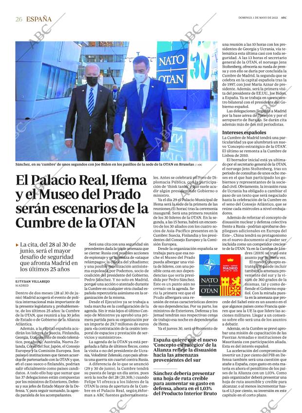 ABC MADRID 01-05-2022 página 26