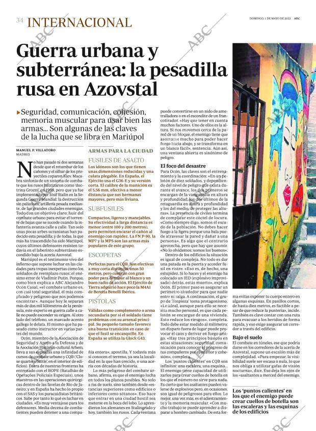 ABC MADRID 01-05-2022 página 34