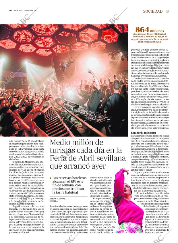 ABC MADRID 01-05-2022 página 49