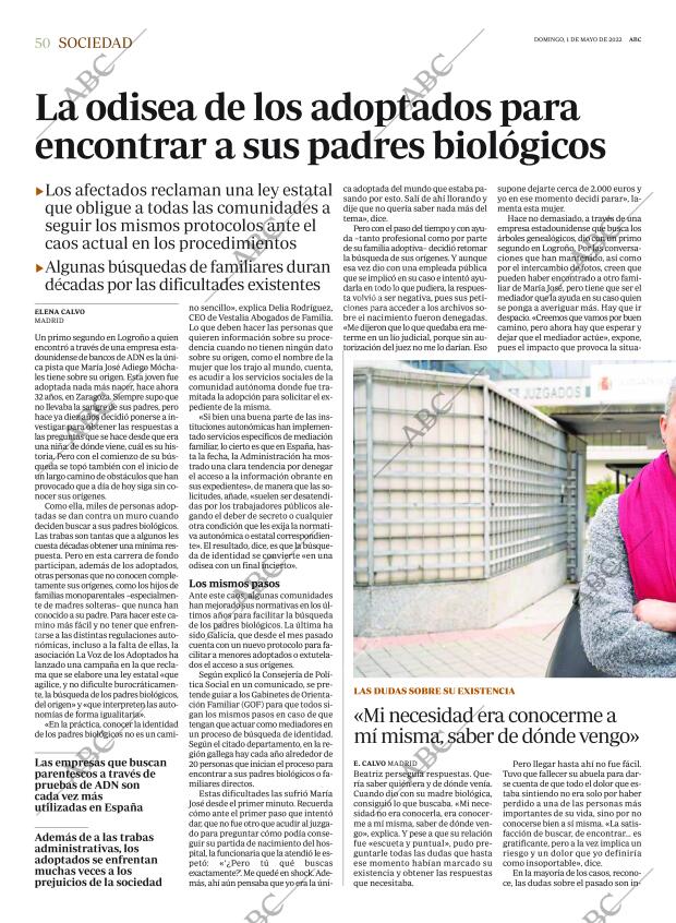 ABC MADRID 01-05-2022 página 50