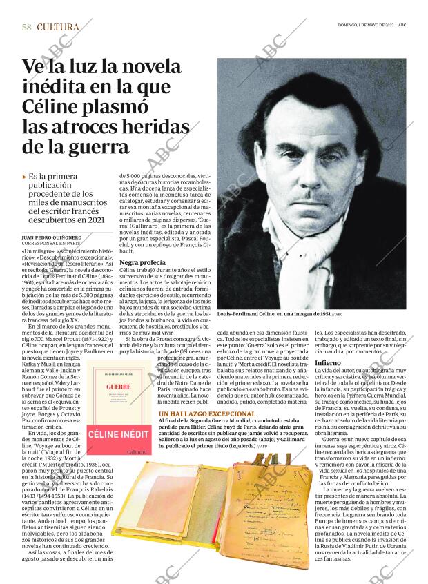 ABC MADRID 01-05-2022 página 58