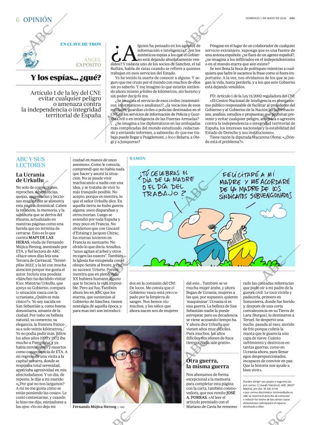 ABC MADRID 01-05-2022 página 6