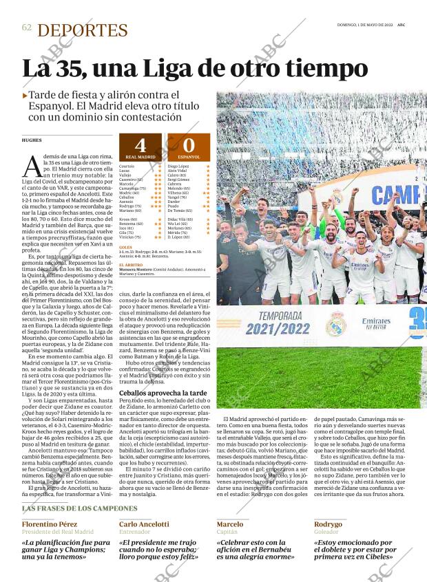 ABC MADRID 01-05-2022 página 62