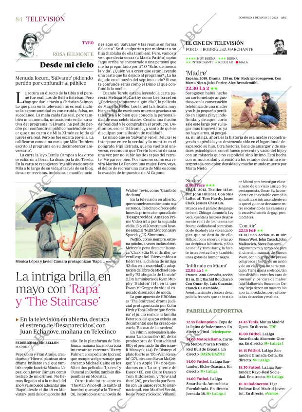ABC MADRID 01-05-2022 página 84