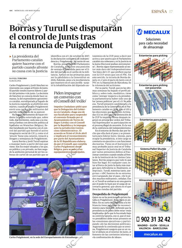 ABC MADRID 04-05-2022 página 17