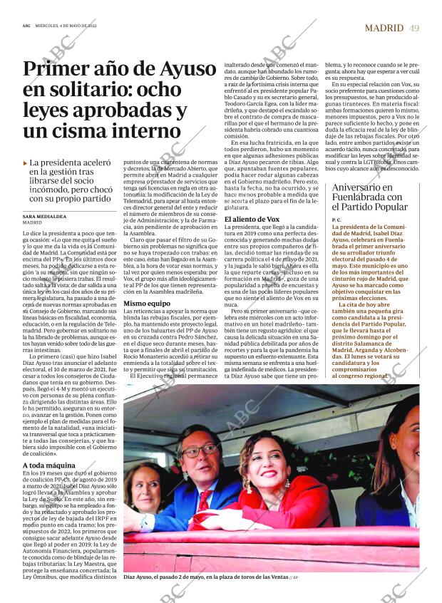 ABC MADRID 04-05-2022 página 49
