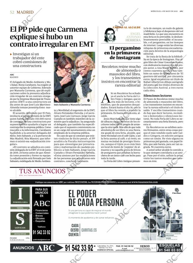ABC MADRID 04-05-2022 página 52