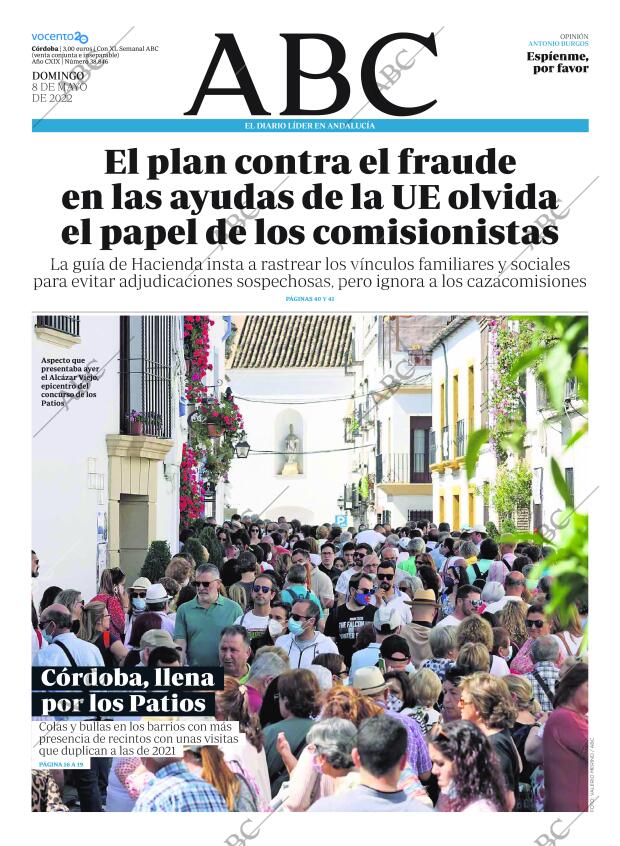 ABC CORDOBA 08-05-2022 página 1