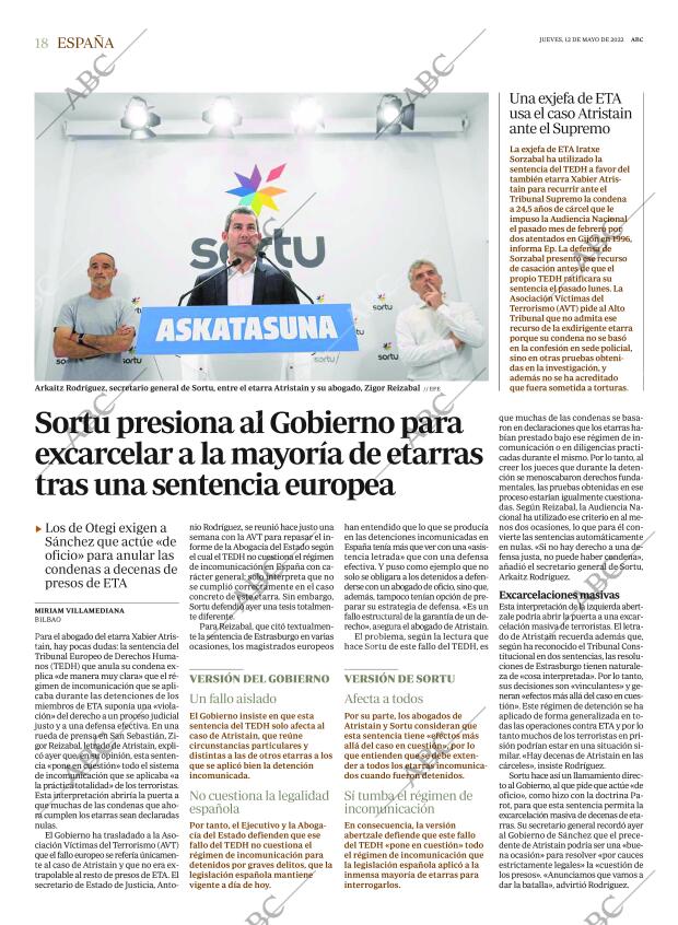 ABC MADRID 12-05-2022 página 18