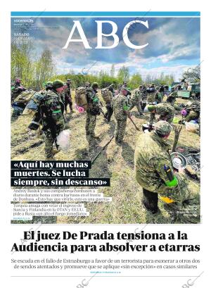 ABC MADRID 14-05-2022 página 1