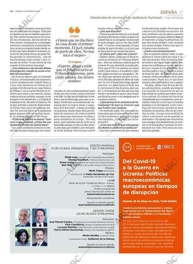 ABC MADRID 14-05-2022 página 17