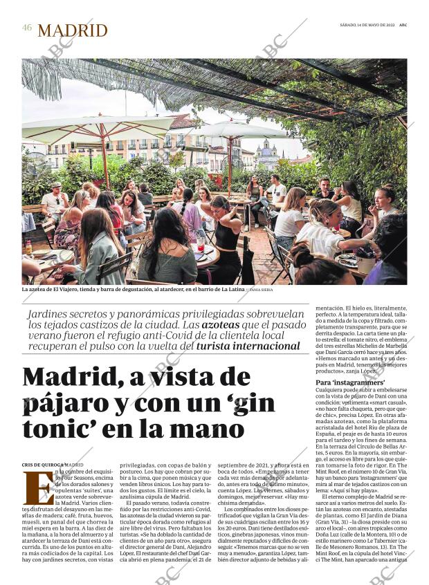ABC MADRID 14-05-2022 página 46