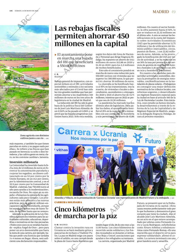 ABC MADRID 14-05-2022 página 49