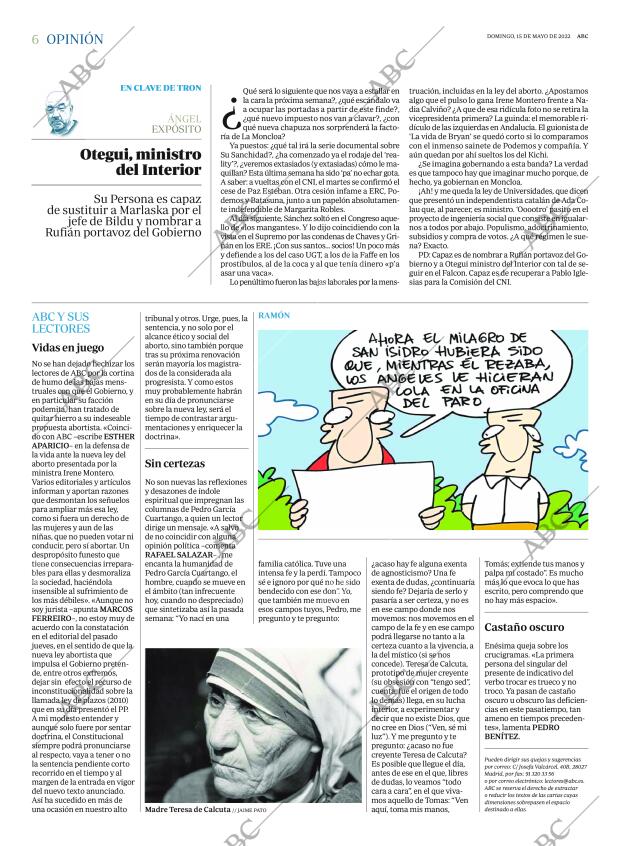 ABC MADRID 15-05-2022 página 6