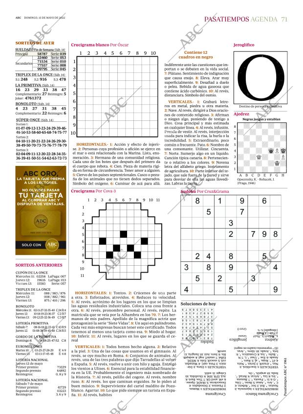 ABC MADRID 15-05-2022 página 71
