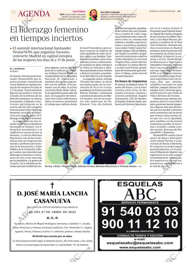 ABC MADRID 15-05-2022 página 72