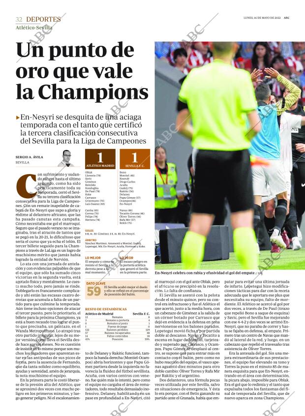 ABC SEVILLA 16-05-2022 página 32