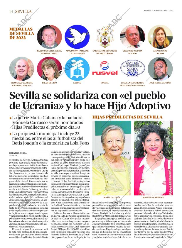 ABC SEVILLA 17-05-2022 página 14