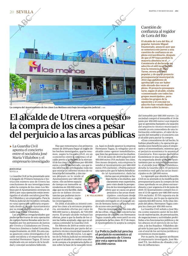 ABC SEVILLA 17-05-2022 página 20