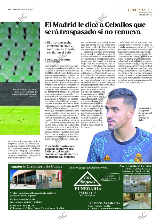 ABC SEVILLA 17-05-2022 página 67