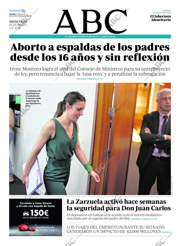 ABC SEVILLA 18-05-2022 página 1