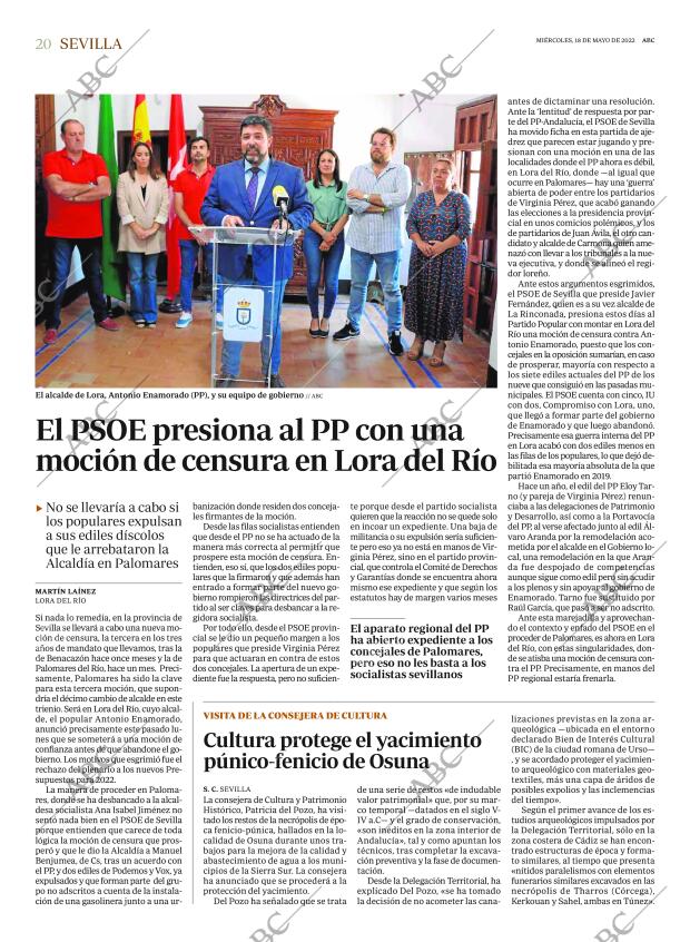 ABC SEVILLA 18-05-2022 página 20