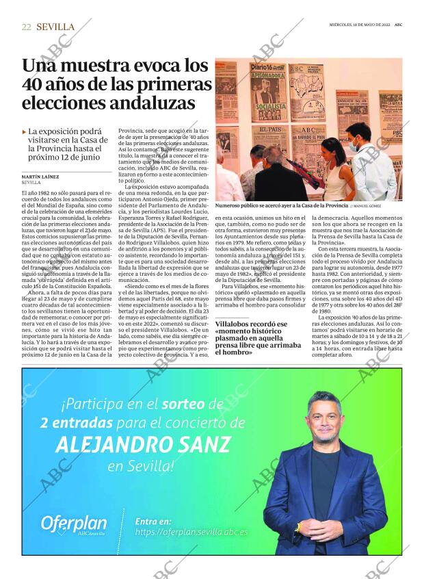 ABC SEVILLA 18-05-2022 página 22