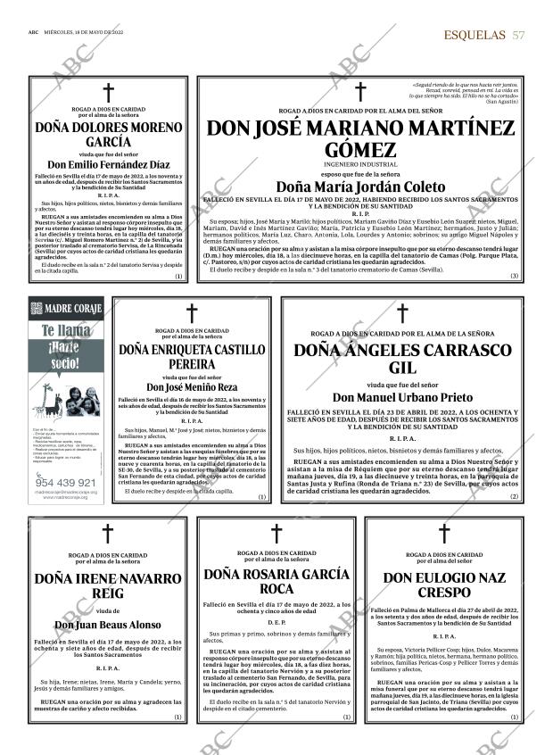 ABC SEVILLA 18-05-2022 página 57
