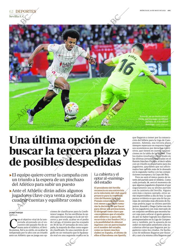 ABC SEVILLA 18-05-2022 página 62