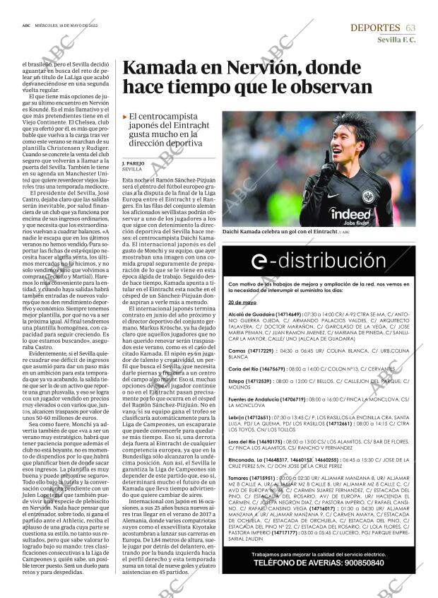 ABC SEVILLA 18-05-2022 página 63