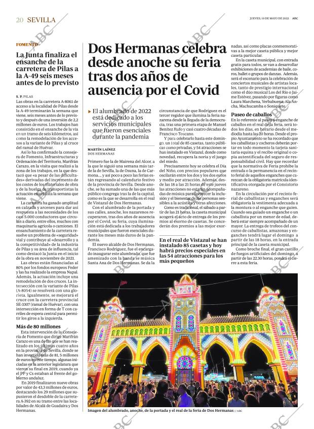 ABC SEVILLA 19-05-2022 página 20