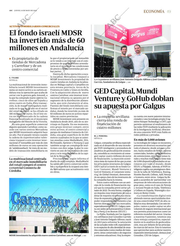 ABC SEVILLA 19-05-2022 página 49