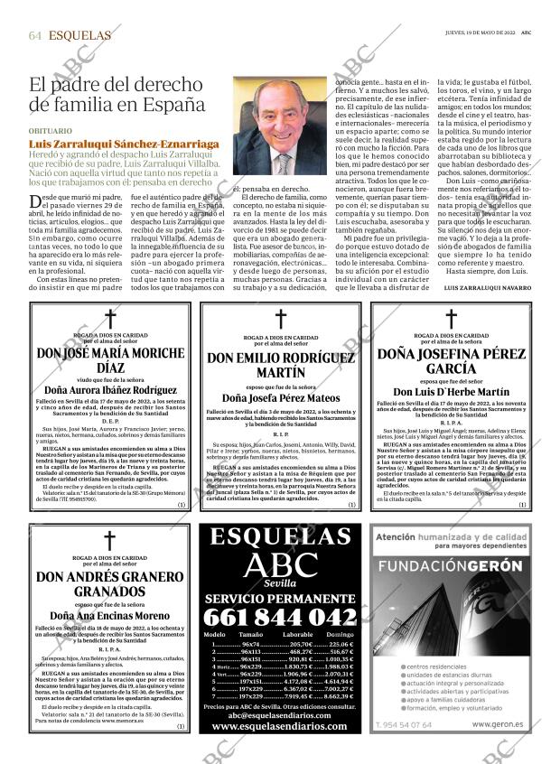ABC SEVILLA 19-05-2022 página 64