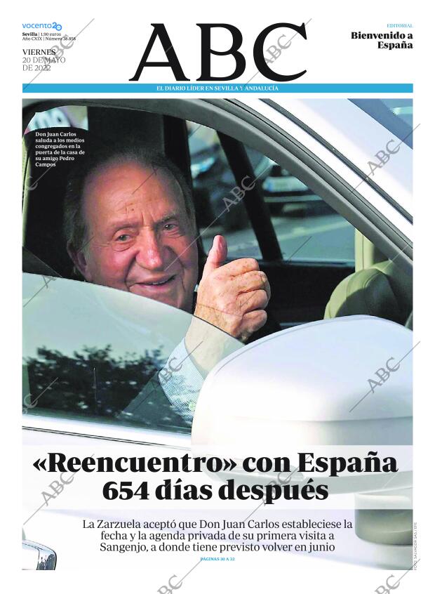 ABC SEVILLA 20-05-2022 página 1