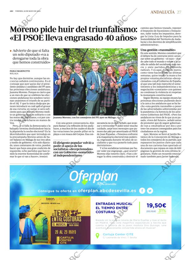 ABC SEVILLA 20-05-2022 página 27