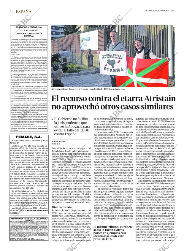 ABC SEVILLA 20-05-2022 página 34