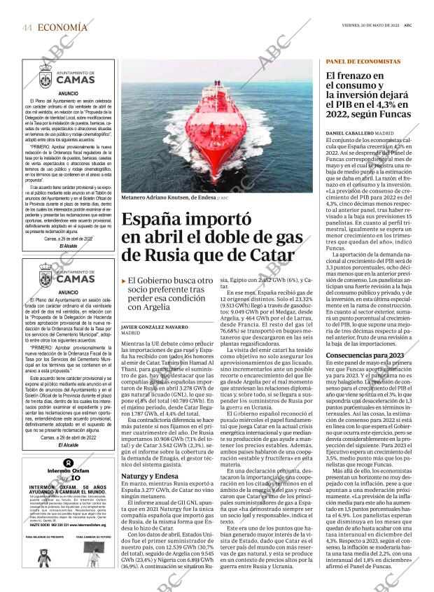 ABC SEVILLA 20-05-2022 página 44