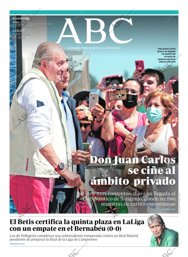 ABC SEVILLA 21-05-2022 página 1