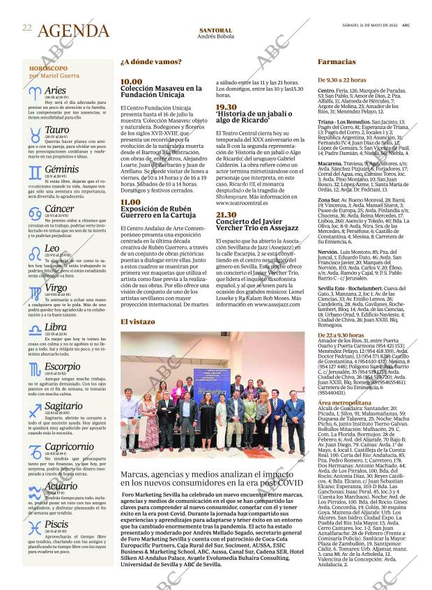 ABC SEVILLA 21-05-2022 página 22