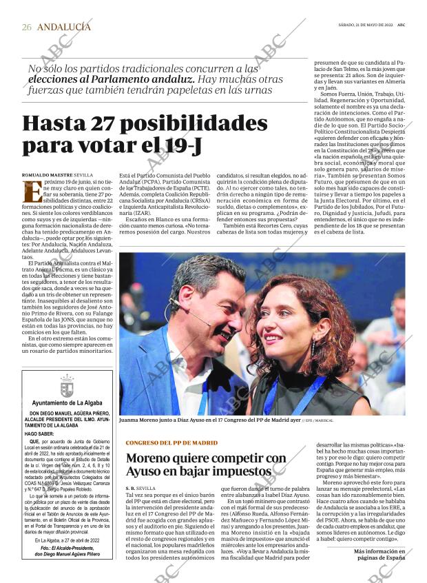 ABC SEVILLA 21-05-2022 página 26