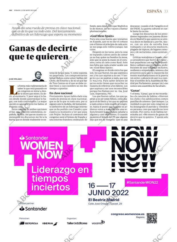 ABC SEVILLA 21-05-2022 página 33