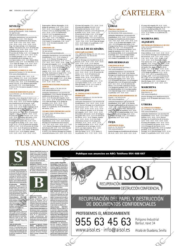 ABC SEVILLA 21-05-2022 página 57