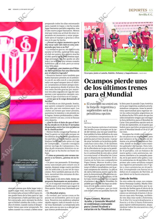 ABC SEVILLA 21-05-2022 página 65